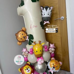 Number Balloon Centerpiece