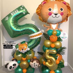 Number Balloon Centerpiece