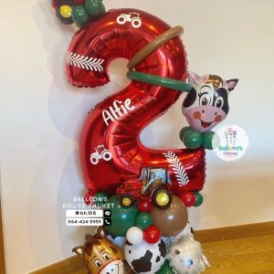 Number Balloon Centerpiece