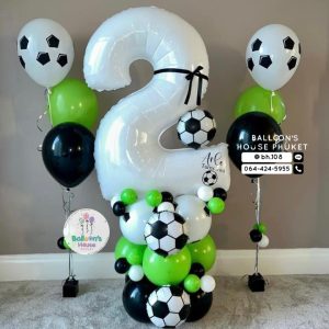 40inch Foil Number & Bouquet Balloon Set