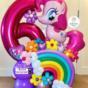 Number Balloon Centerpiece