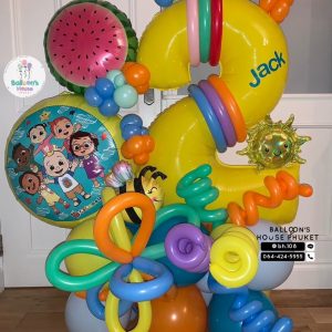 Number Balloon Centerpiece