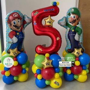 Number Balloon Centerpiece