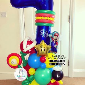 Number Balloon Centerpiece