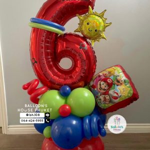 Number Balloon Centerpiece