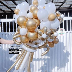 USA Premium Flower Balloons Hand Bouquet