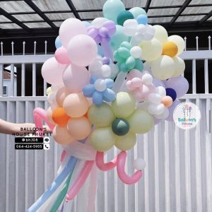 USA Premium Flower Balloons Hand Bouquet