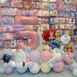 Number Balloon Centerpiece