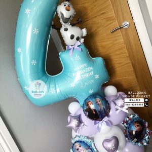 Number Balloon Centerpiece