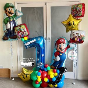 Number Balloon Centerpiece