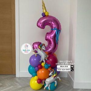 Number Balloon Centerpiece