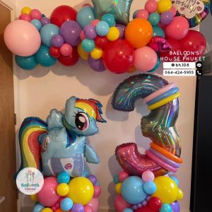 Number Balloon Centerpiece