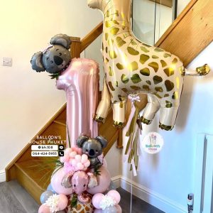 Number Balloon Centerpiece