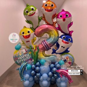 Number Balloon Centerpiece