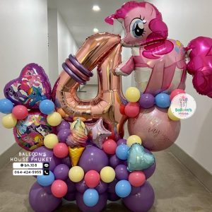 Number Balloon Centerpiece
