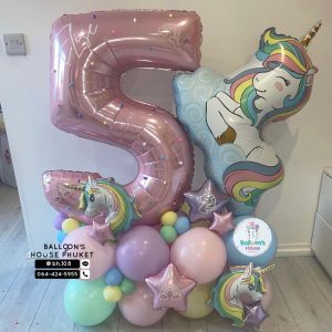 Number Balloon Centerpiece