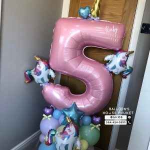 Number Balloon Centerpiece