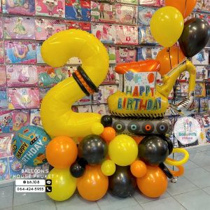 Number Balloon Centerpiece