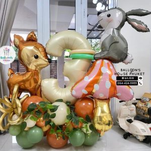 Number Balloon Centerpiece