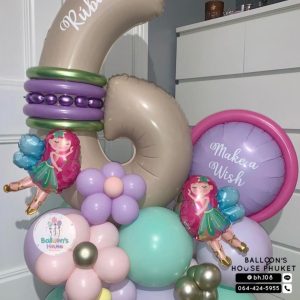 Number Balloon Centerpiece