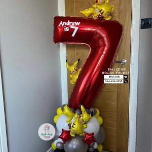 Number Balloon Centerpiece