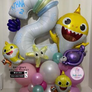 Number Balloon Centerpiece