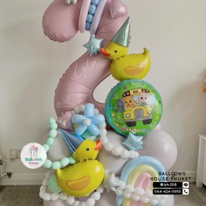 Number Balloon Centerpiece