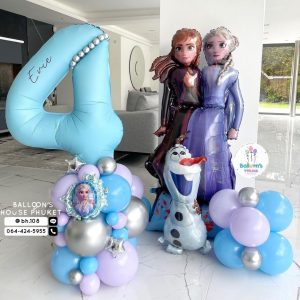 Number Balloon Centerpiece