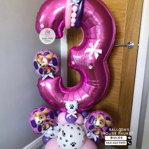 Number Balloon Centerpiece