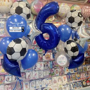 40inch Foil Number & Bouquet Balloon Set