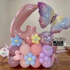 Number Balloon Centerpiece