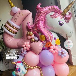 Number Balloon Centerpiece