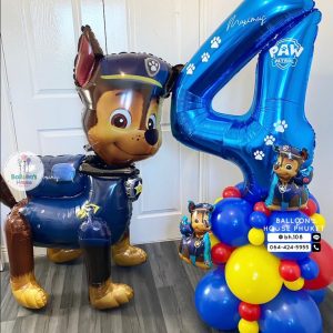 Number Balloon Centerpiece