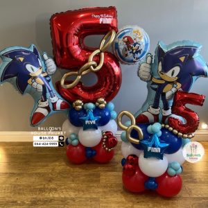 Number Balloon Centerpiece