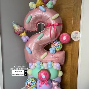 Number Balloon Centerpiece