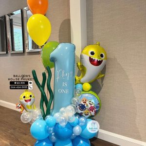 Number Balloon Centerpiece