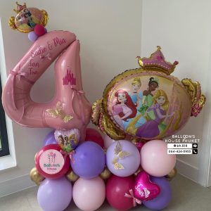 Number Balloon Centerpiece