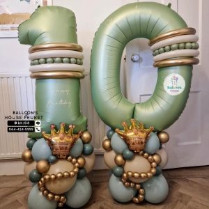 Number Balloon Centerpiece