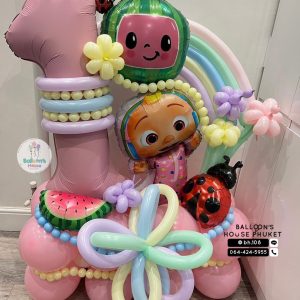 Number Balloon Centerpiece