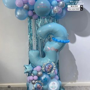 Number Balloon Centerpiece