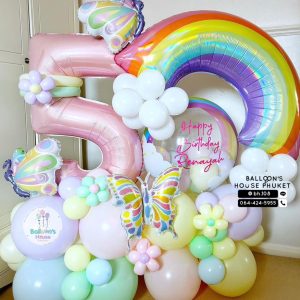 Number Balloon Centerpiece
