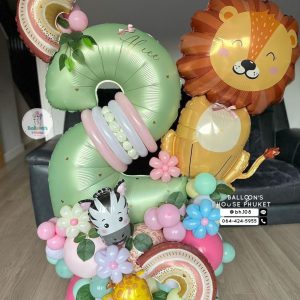 Number Balloon Centerpiece