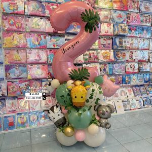 Number Balloon Centerpiece