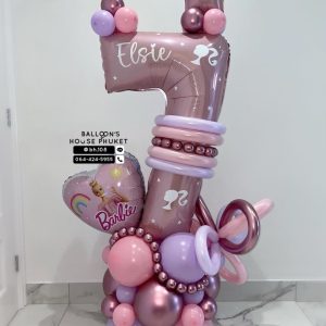 Number Balloon Centerpiece