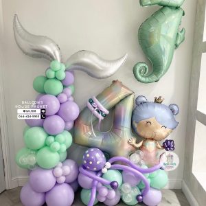 Number Balloon Centerpiece
