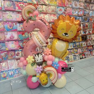 Number Balloon Centerpiece