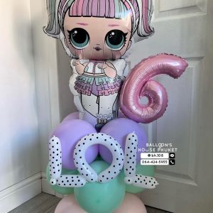 Number Balloon Centerpiece