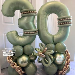 Number Balloon Centerpiece