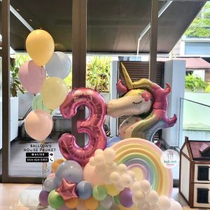 Number Balloon Centerpiece