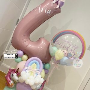 Number Balloon Centerpiece